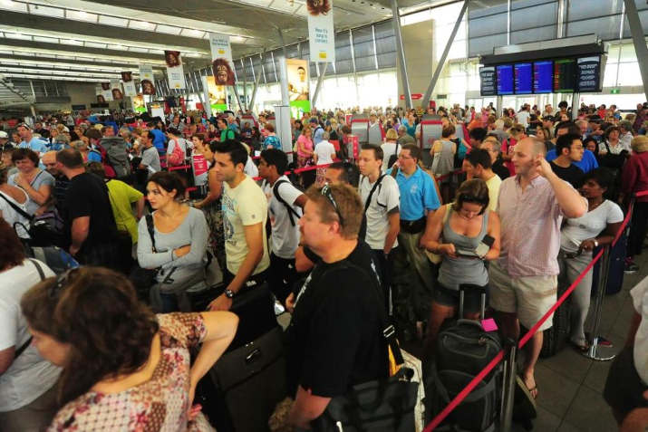 Check in at Manchester Airport