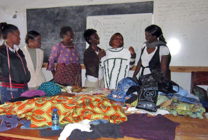 Ladies at the Beehive Tailoring School