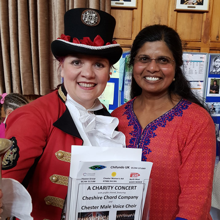 Chester Town Crier with Princy Johnson